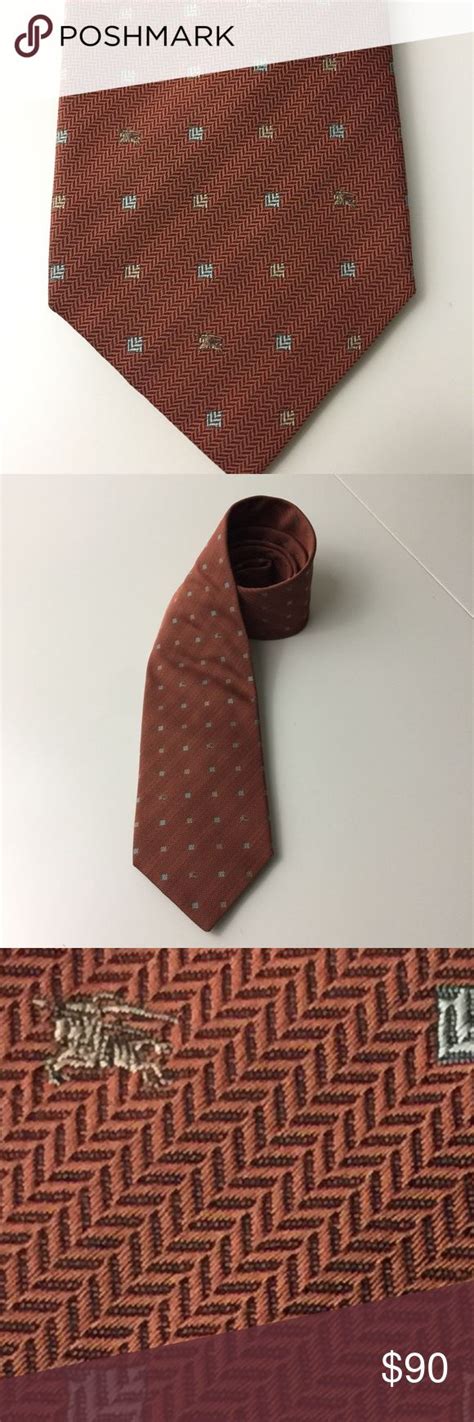 burberry tartan tie|Burberry silk tie.